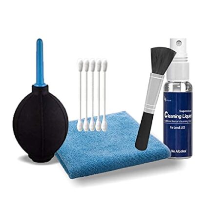 HIFFIN Essentials Professional 5-in-1 Cleaning Kit for Cameras &