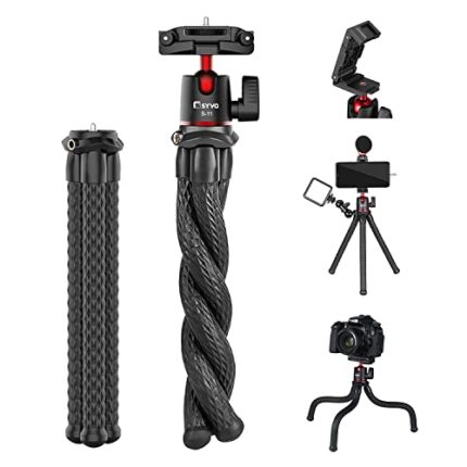 Syvo S-11 Camera Tripod, Flexible Gorilla Tripod Stand with