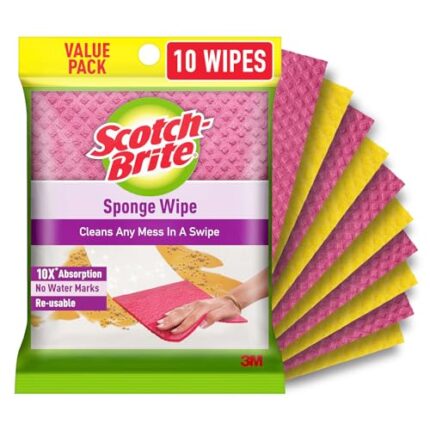 Scotch-Brite Sponge Wipe Resusable Kitchen Cleaning Sponge- Easy