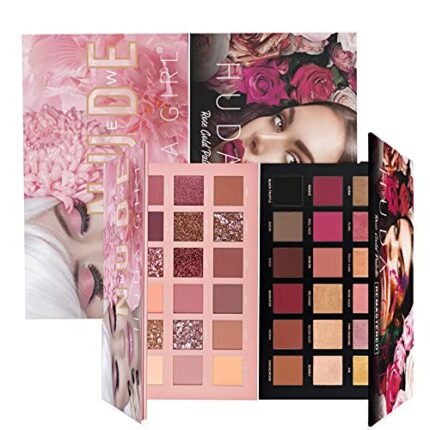 HUDA GIRL Beauty Rose Gold Remastered + Nude Edition Eyeshadow