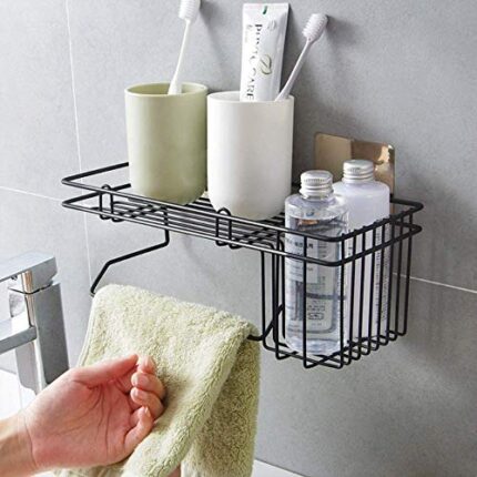 Zollyss Metal Bathroom Shower Caddy, Bathroom Shelf Wall Hanging