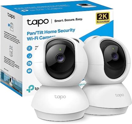 Tapo TP-Link C210P2 360° 3MP 2K 2304 Full HD 1296P Video Pan/Tilt