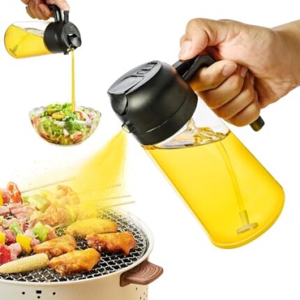 Kettlekane 500ml 2 in 1 Olive Oil Sprayer and Oil Dispenser