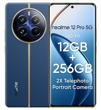 realme 12 Pro 5G (Submarine Blue, 12GB RAM, 256GB Storage) | 50