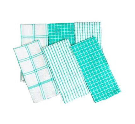 Pixel Home 6 Pieces Cotton 250 GSM Multi-Purpose Terry and Waffle