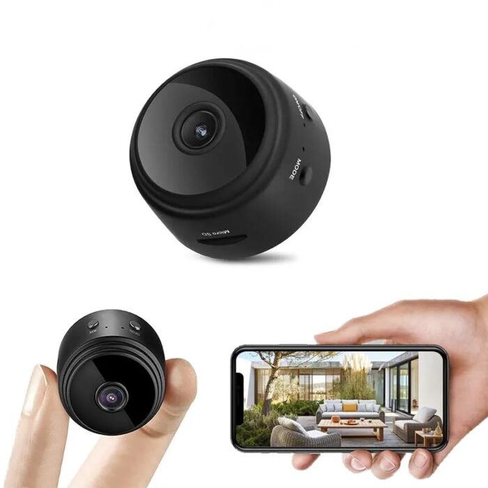 TECHNOVIEW Wireless WiFi, HD 1080p Mini Portable Security Camera,