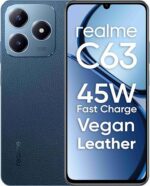 realme C63 4G (Leather Blue,4 GB RAM, 64GB Storage) Up to 8GB