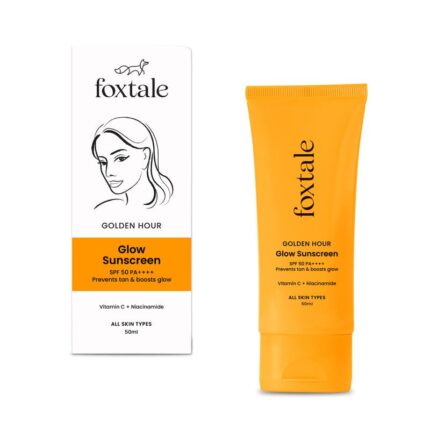 FoxTale Vitamin C & Niacinamide Glow Sunscreen Spf 50 Pa++++,