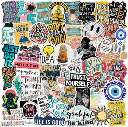 junkyard Quotations Vinyl Reusable Self-Adhesive Sticker s For