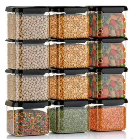 Claiez Air Tight Containers For Kitchen Organizer Storage Set,