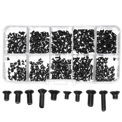 FACTOTECH 500 PCs Alloy Steel Laptop Notebook Computer Screws Kit