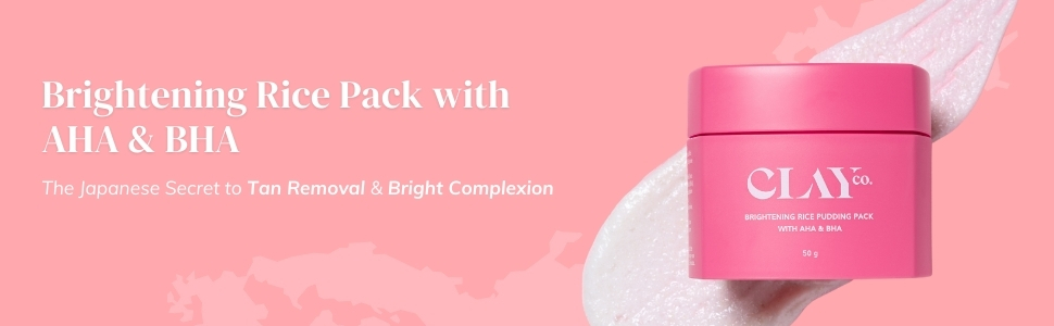 Brightening skin face pack