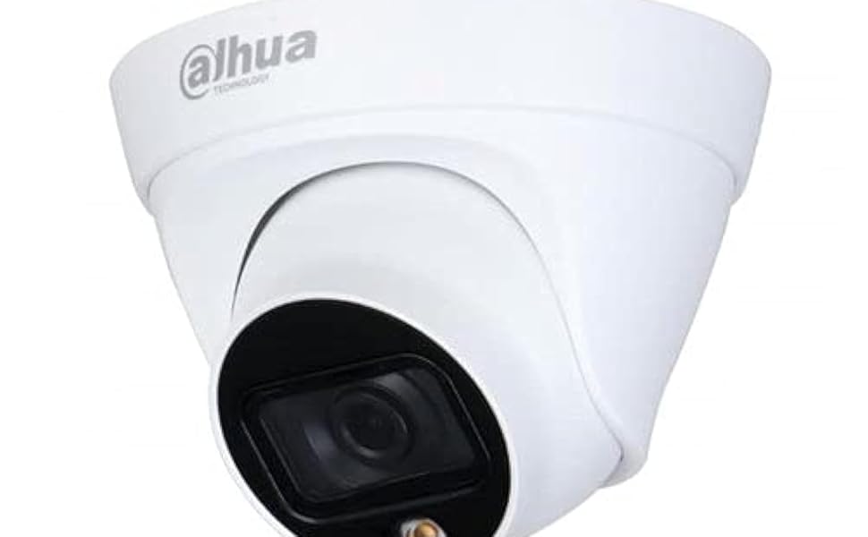 Dahua Wired 2MP IP Dome Full Color Camera, DH-IPC-HDW1239T1P-LED-S4