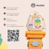 Muzen Cyber Cube-Pro White Bluetooth Speaker, Bluetooth 5.0, - Image 7