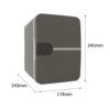 ATORSE Compact Refrigerator Multipurpose Lightweight Little Tiny - Image 9