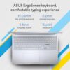 ASUS Vivobook 16" FHD+ (1920 X 1200), 60Hz 300Nits, Core i5-12500H, (16GB RAM/512GB SSD/Intel Iris X? Graphics/Win 11/Office Home/Fingerprint/42Whr Battery/Transparent Silver/1.88Kg), X1605ZAC-MB541WS - Image 7
