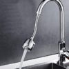 Styxon Sink Faucet Sprayer Attachment 360 Rotatable Kitchen Tap Extender Head Replacement Anti-Splash Faucet Nozzle Head with Hose and Universal Connector, 2 Mode, 19 X 4.9 X 2.2 CM, Silver