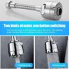 Styxon Sink Faucet Sprayer Attachment 360 Rotatable Kitchen Tap Extender Head Replacement Anti-Splash Faucet Nozzle Head with Hose and Universal Connector, 2 Mode, 19 X 4.9 X 2.2 CM, Silver - Image 2