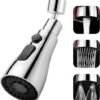 Nubilous Tap Extender for Kitchen Sink, Flexible Faucet with Tap Extension for Convenient Use Upgrade Your Kitchen Sink with Flexible Tap for Easy Access