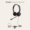 Jabra Gn Netcom Evolve 20 Uc Duo Ms Optimized, USB Wired On Ear - Image 4