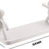HomeWiz Plastic Kitchen Floating Shelf | Wall-Mounted, Self-Adhesive for Storage & Organising | Space-Saving, Durable, and No Drilling Required | Ideal Organizer for Toiletries or Small Items | Man - Image 3