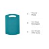HomeWiz Plastic Cutting Chopping Board with Handle for Vegetable, - Image 4