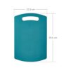HomeWiz Plastic Cutting Chopping Board with Handle for Vegetable, - Image 3