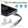 Tukzer Type C to 3.5mm Audio Jack Cable, DAC Headphone/Earphone C - Image 3