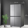 LG 694 L 4 Star Frost-Free Smart Inverter Compressor Side-By-Side - Image 5