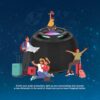 FINGERS GlobeSound Portable Wireless Speaker with 10W and 10 - Image 3