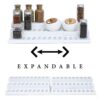 Livzing 3 Tier Expandable Spice Rack – Metal Countertop Display - Image 3