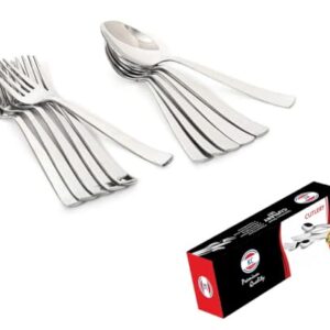 KC Stainless Steel Spoon Set, 12 Pieces, Indian Kitchen Utensils