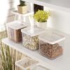 Nayasa Nicola Container-1050 ML Set of 3 | Modern Glass-Look | - Image 2