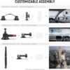 Neewer Triple Suction Cup Car Mount Kit with 2in1 Extension - Image 6