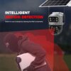 Active Pixel 4mp+4mp Dual Lens Linkage IP Camera Solar Powered PT - Image 4