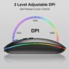cimetech Dual Mode (BT 5.1+2.4G) Wireless Mouse, Rechargeable - Image 6