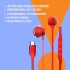 JBL Tune 305 Wired in-Ear Type C Headphones, Hi-Res Audio with - Image 4