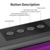 VEHOP RGB Bingo Wireless 10W Bluetooth Speaker with Mic & 10Hrs - Image 5