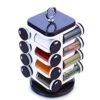 GANESH Multipurpose Revolving Round Shape Plastic Spice Jars