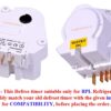 PARDZWORLD Refrigerator Defrost Timer-08 Hours 6.5 Mins Suitable - Image 3
