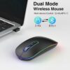 cimetech Dual Mode (BT 5.1+2.4G) Wireless Mouse, Rechargeable - Image 4