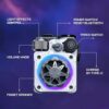 Muzen Cyber Cube-Pro White Bluetooth Speaker, Bluetooth 5.0, - Image 4