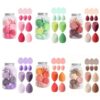 10Pcs Makeup Sponges Set With Storage Jar,Including 4 Blenders, 3 - Image 6