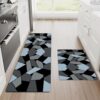 ishro home 3D Jet Printed Anti-Slip/Washable Rubber Rectangular - Image 2