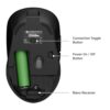 ZEBRONICS Charm Rechargeable Wireless Mouse, Dual Mode (2.4GHz + - Image 6
