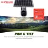 Hixecure 3MP 4G Dual Lens Sim Based Solar Wireless PTZ Camera| - Image 4