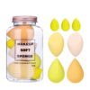 GLOW FIRST Makeup Sponge Set Beauty Blender with Egg Case, Soft - Image 3