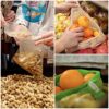 NECAVU 100% Cotton Set Of 6 Fridge Drawstring Bag | Eco-Friendly - Image 7