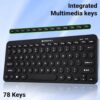 ZEBRONICS K4000MW Wireless Keyboard with 2 Bluetooth & 2.4 GHz - Image 5