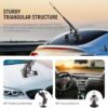 Neewer Triple Suction Cup Car Mount Kit with 2in1 Extension - Image 4